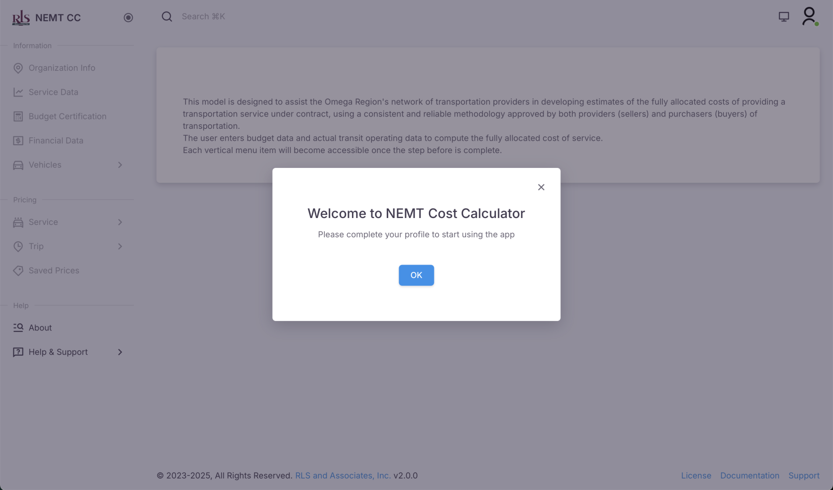 Welcome Popup